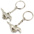 Personalized Custom Metal Glitter Powder Horse Keyring Key Chain